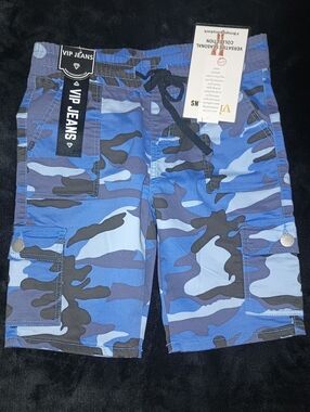 VIP Blue Camo Cargo Shorts